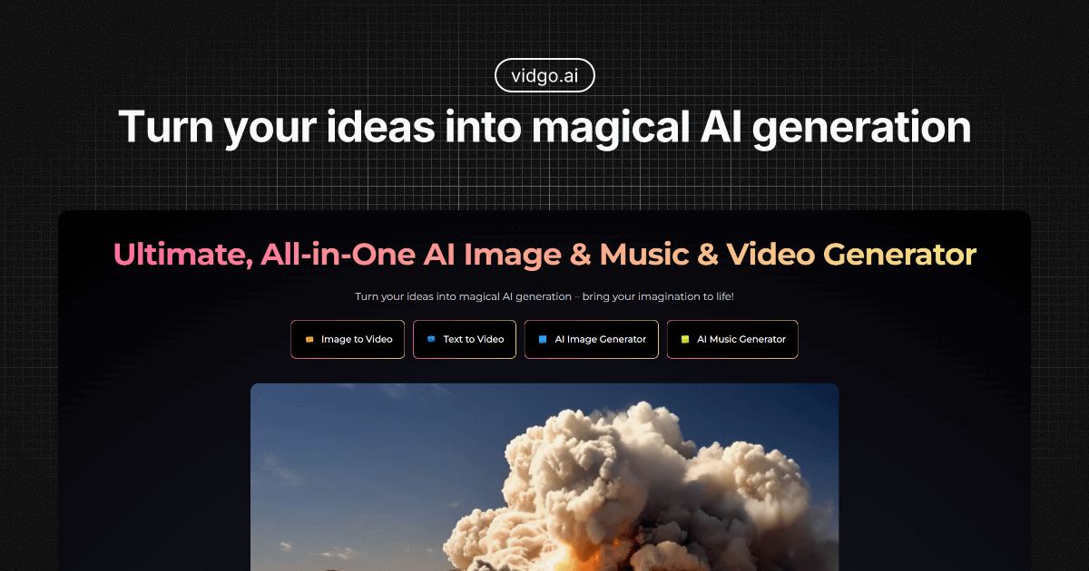 Vidgo AI screenshot