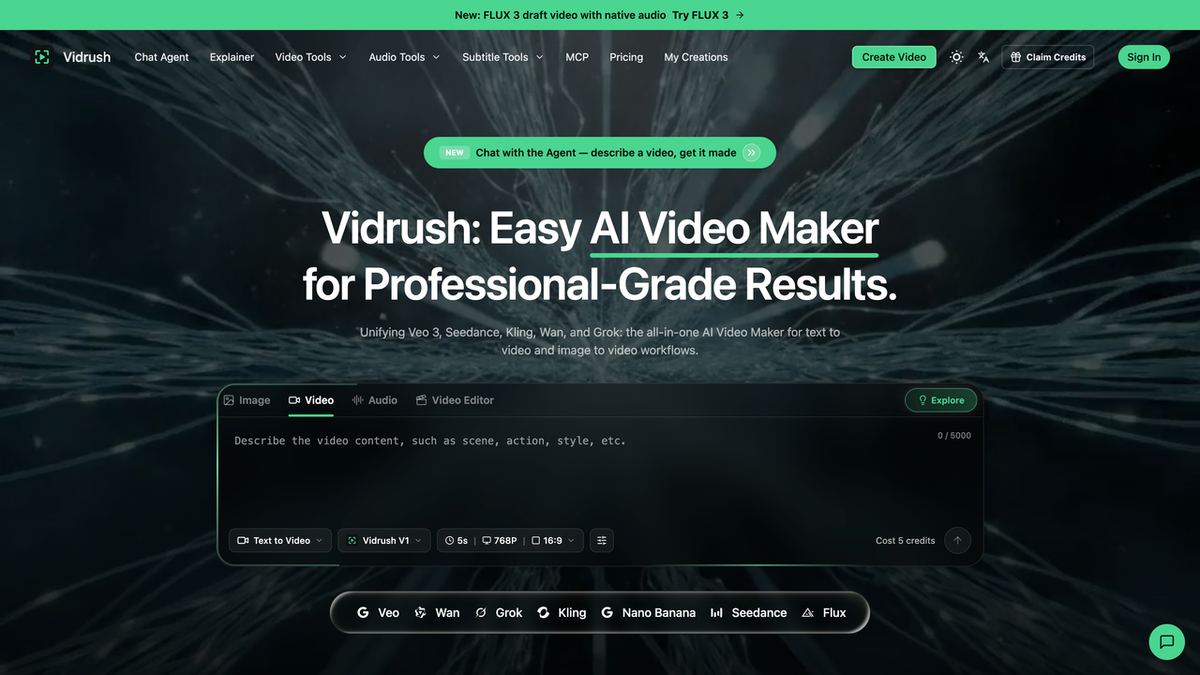 Vidrush screenshot
