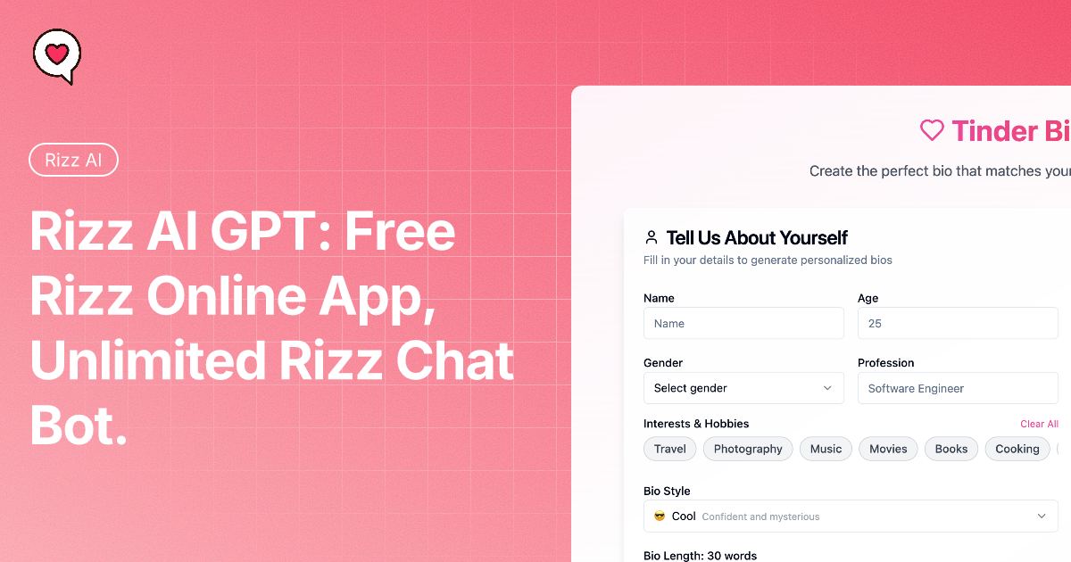 Rizz AI GPT screenshot
