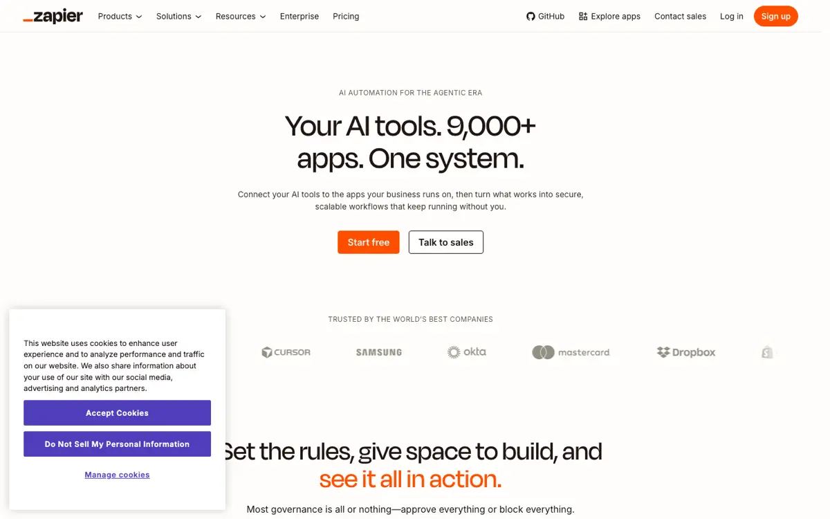 Zapier AI screenshot