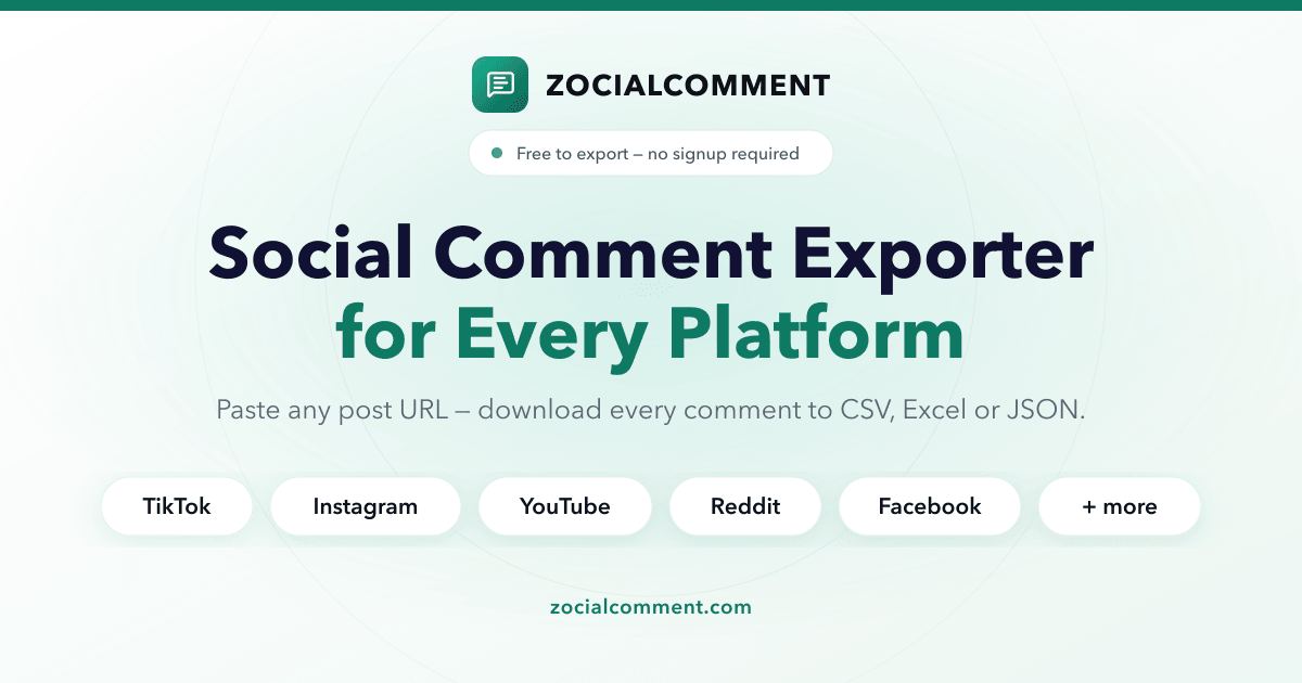 ZocialComment screenshot
